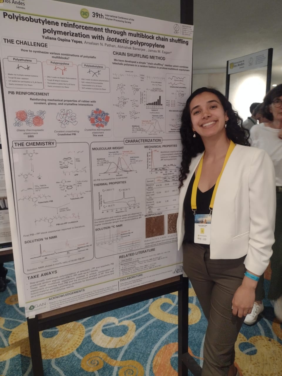 yuliana Yepes PPS poster session polymer processing society