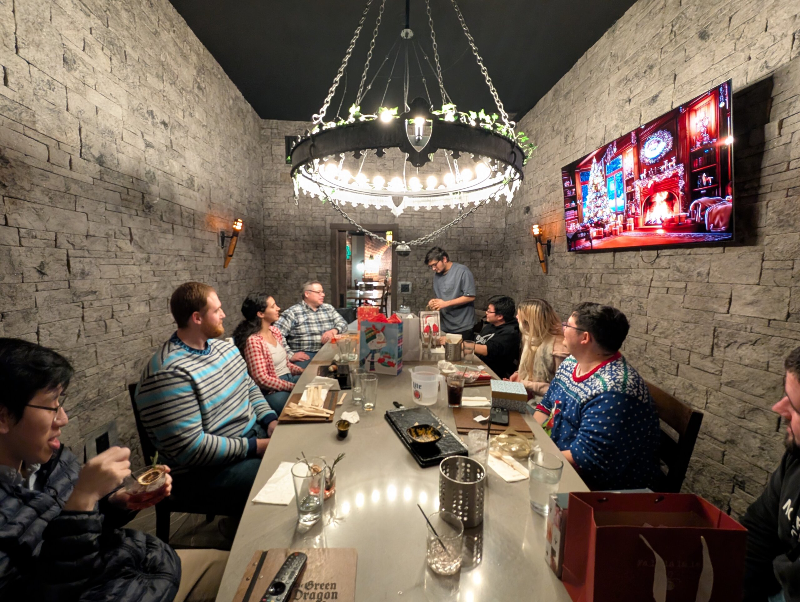 James eagan lab holiday party polymers