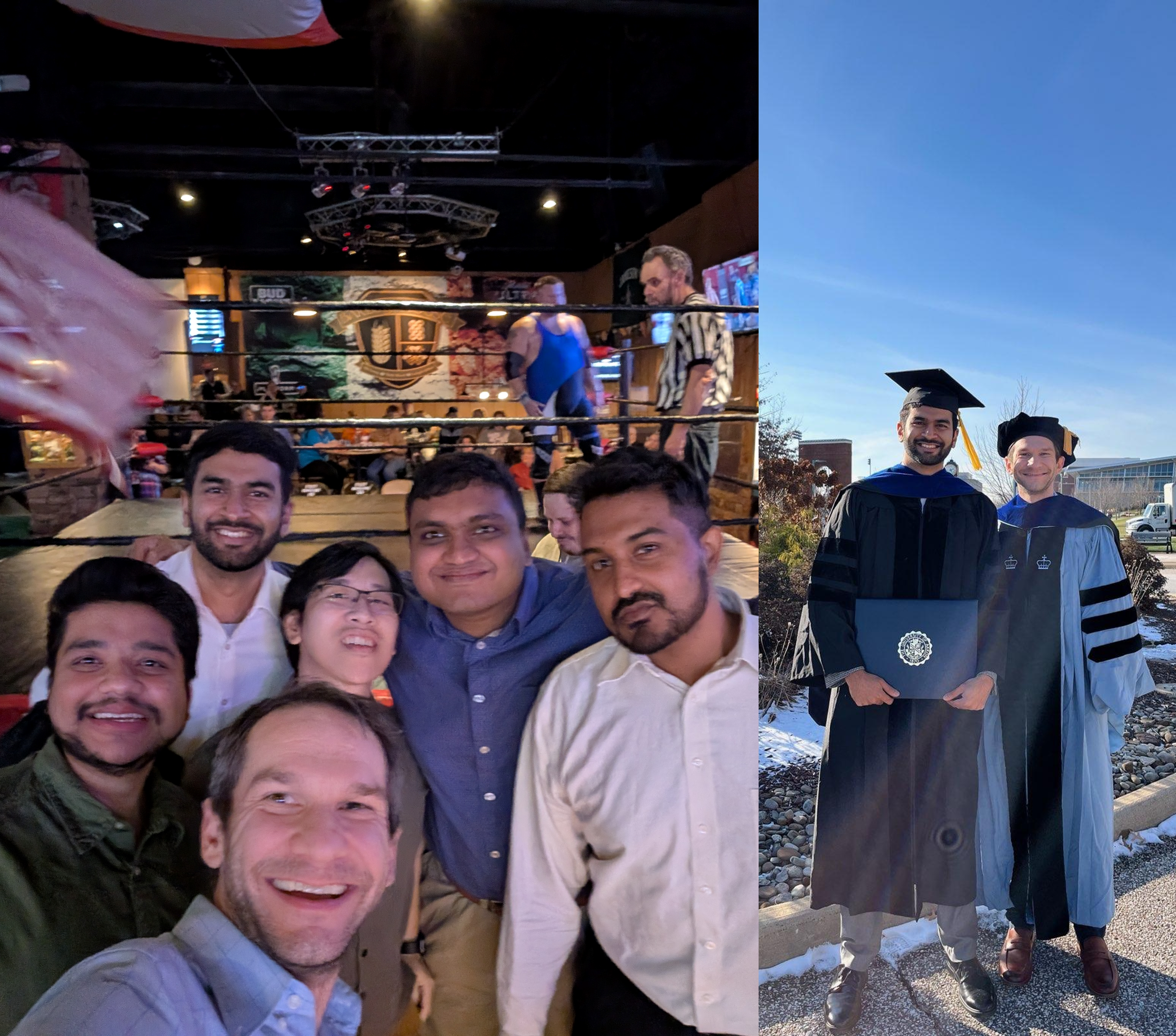 Eagan lab polymer graduation 2024 PhD Akron