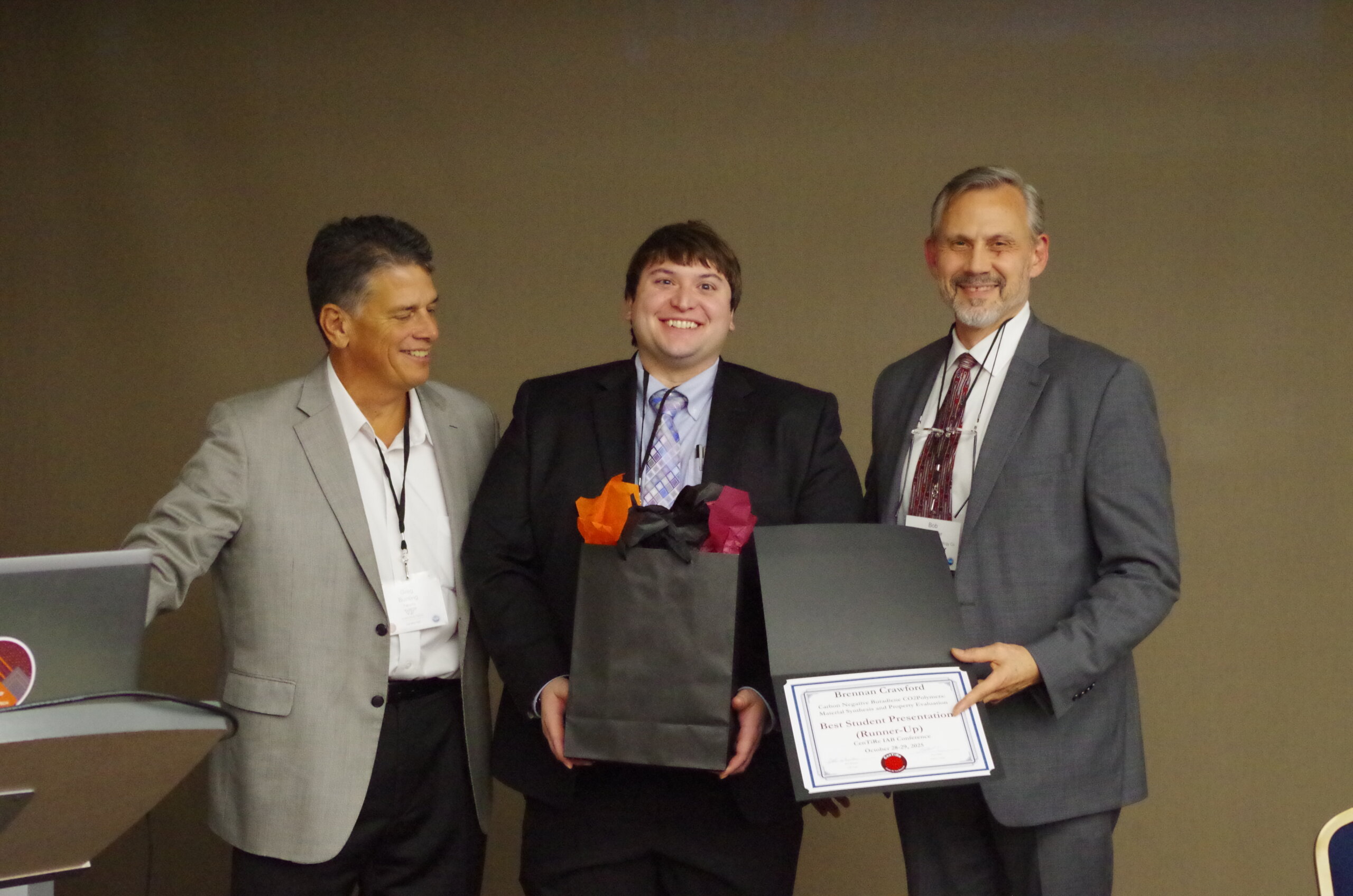 Brennan Crawford Polymer Research Tire Award