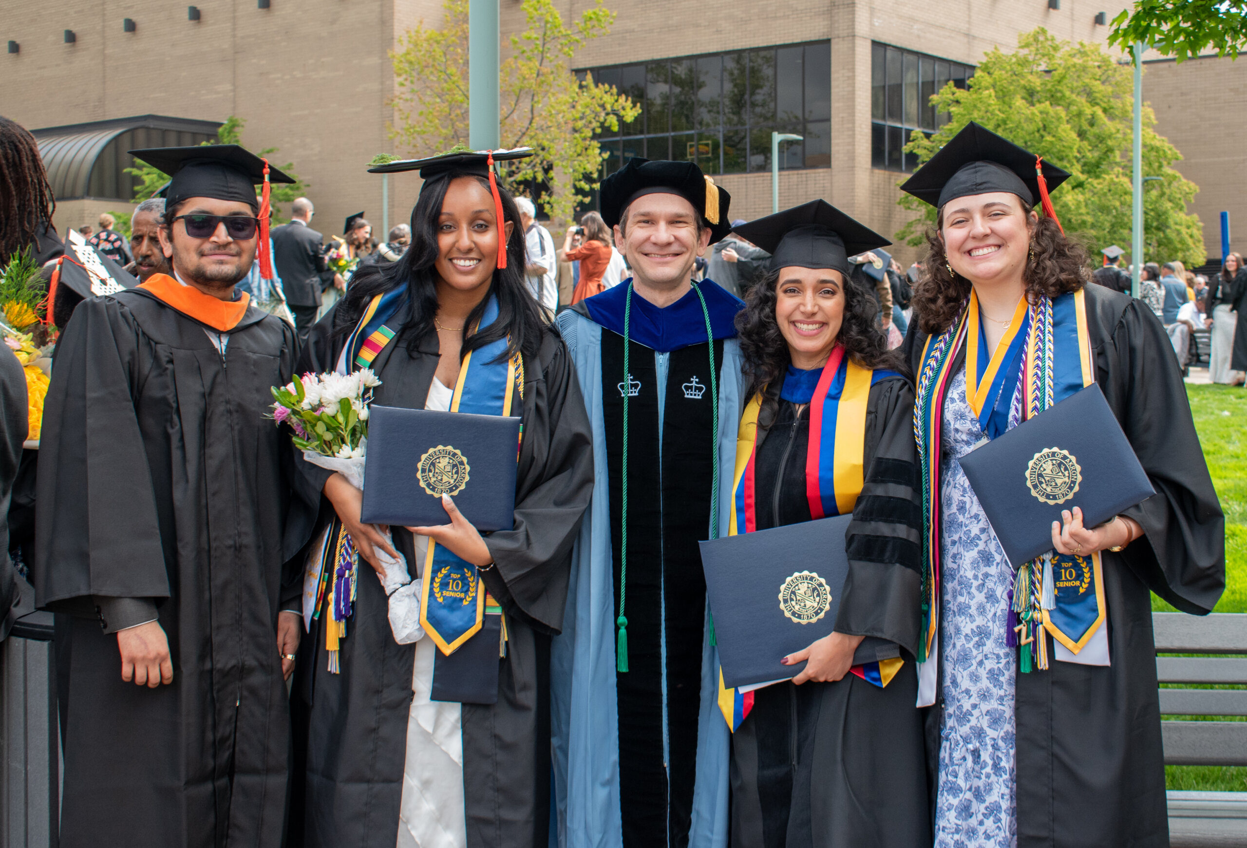 PhD Graduation Polymers University of Akron Eagan Lab